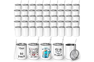 50 Pack Sublimation Tumblers: Unleash Your Creativity with Endless Designs