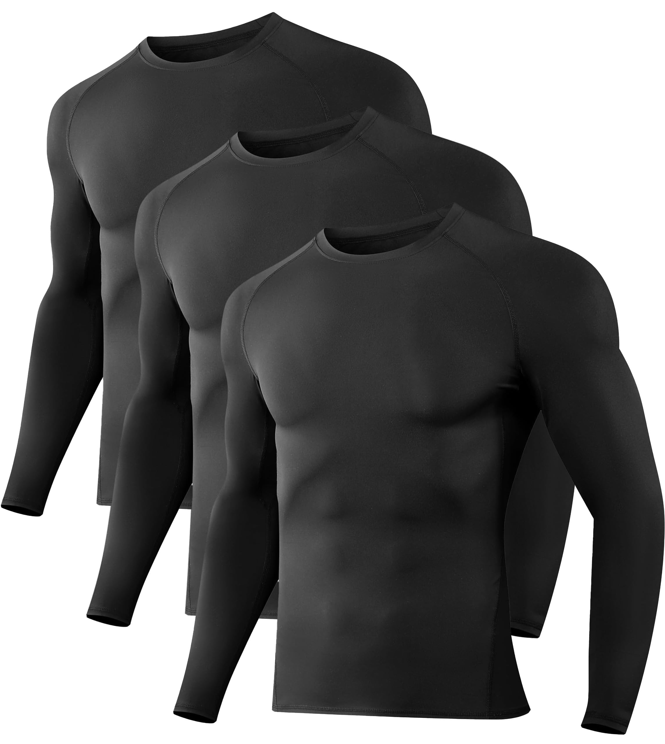 Dalavch Paquete de 4/5 camisetas de compresión térmica para hombre, manga larga, ropa interior para correr, capa base para invierno y clima frío | Ajustado, elástico, tanga, salir, uso diario, moda 2026, verano, mameluco, trajes, camiseta