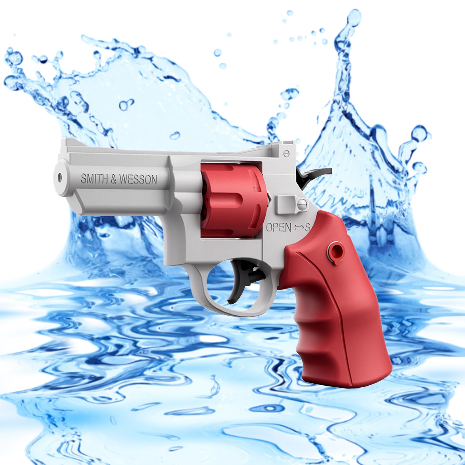 Amazon.com: enttgo Revolver Shape Water Gun with 22 Ft Super Long