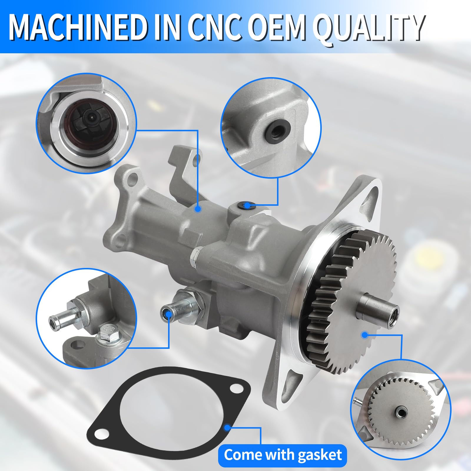 904-810 Vacuum Pump Gear Drive Compatible With Ram