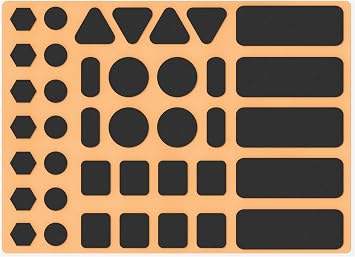 PWNAGE Ultra Custom Universal Grip Tapes 3M Adhesive Pre-Cut Griptape Pre-Laminated Sweat Absorbing High Performance Gaming Mouse, Keyboards, Phones, Consoles, PS Controllers - 0.5mm Fits All DIY