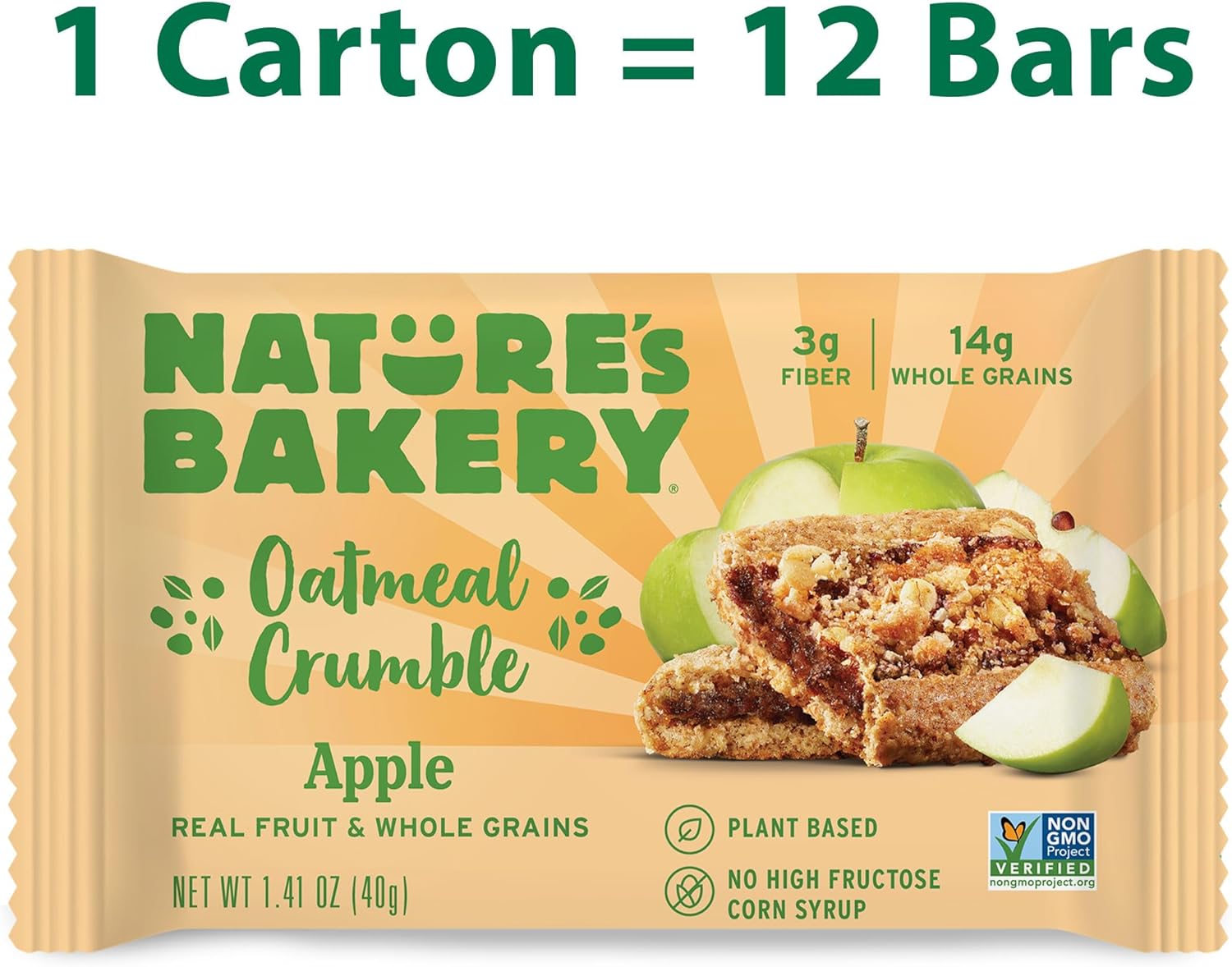 's Bakery ’s Bakery Oatmeal Crumble Bars, , Real Fruit,