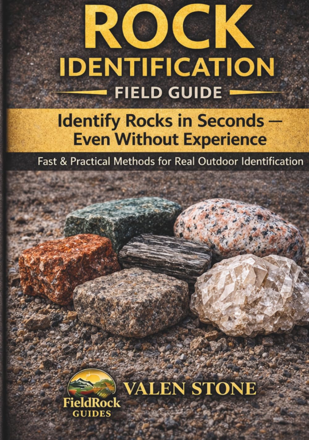 ROCK IDENTIFICATION FIELD GUIDE: Recognize Rocks Quickly While Hiking A Practical Outdoor Geology Handbook for Hikers, Students and Nature Enthusiasts