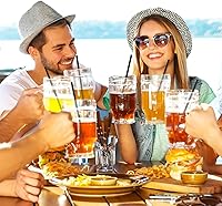 Vista 6 de Pajitas biodegradables compostables envueltas individualmente, pajitas negras desechables de ácido poliláctico (PLA) a base de plantas