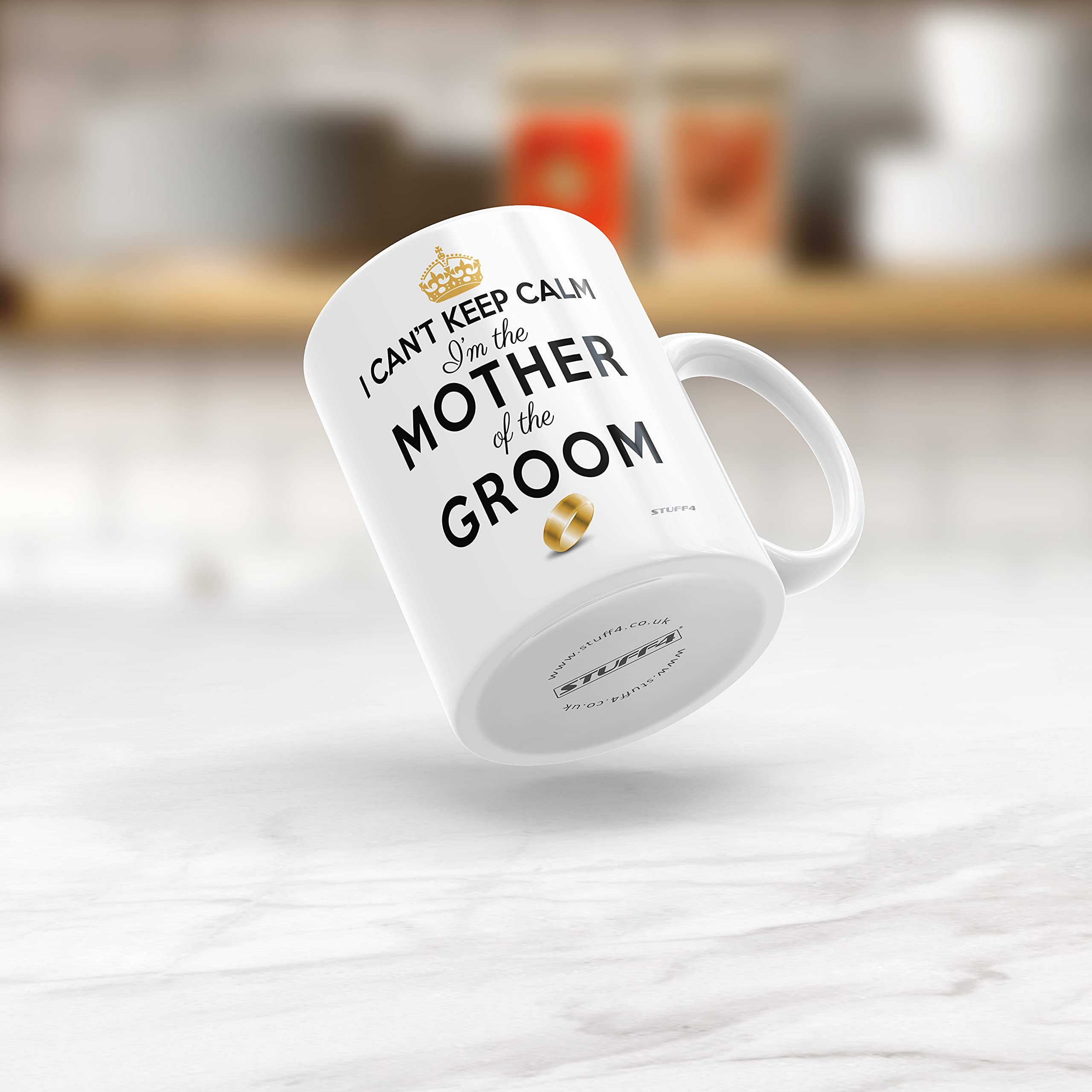 Stuff4 Mother of The Groom Gifts, I Can't Keep Calm I'm The Mother of Groom Mug - Image 4