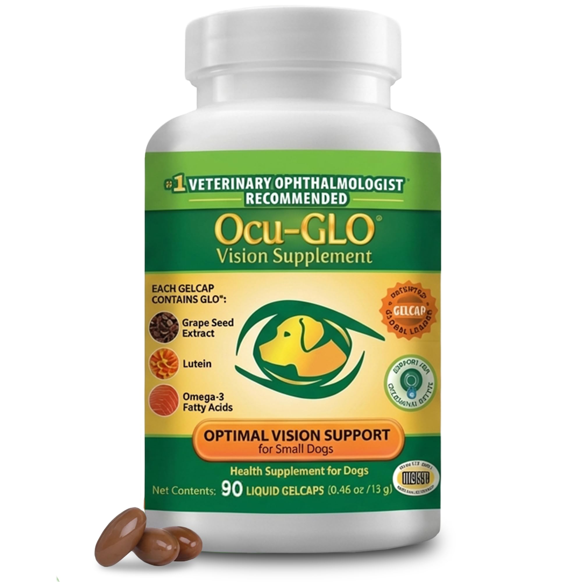 Ocu-GLO Canine Vision Supplement for Small Dogs