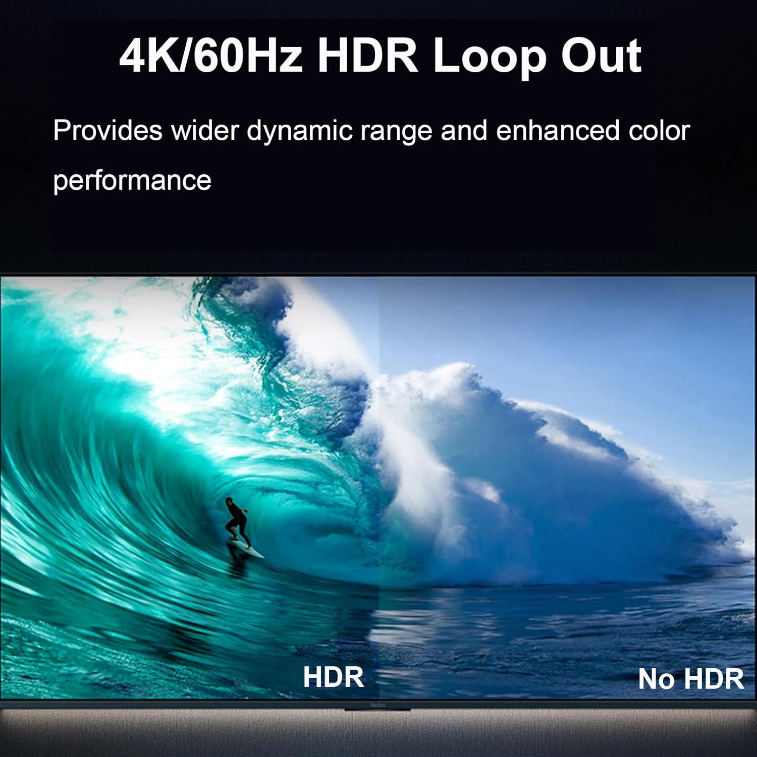 4K HDR Video Capture Card, USB 3.0 HDMI Video Capture Device, 240Hz High Refresh Rate, Loop Out Support