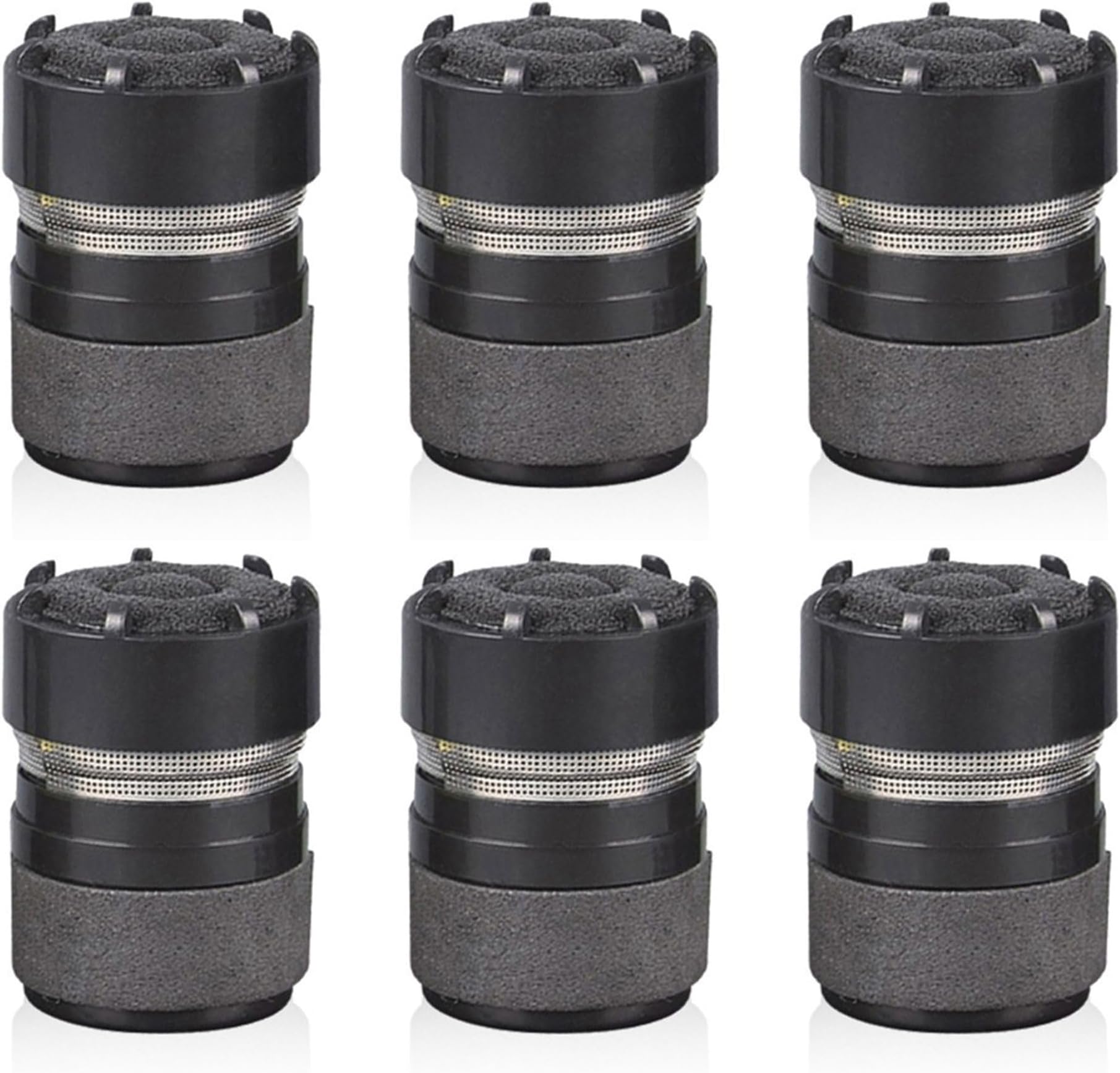 6PCS Microphone Replacement Capsule Cartridge Fit For Shure Wireless SM58 Type Mic