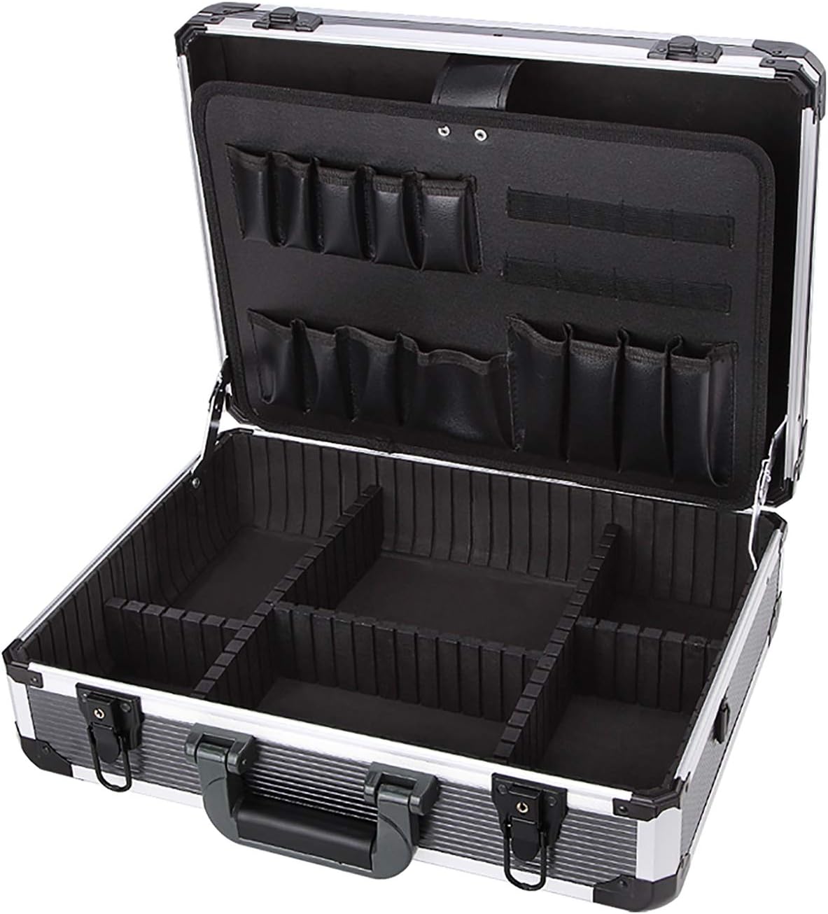 Aluminum Hard Tool Box Case Portable Carrying Case Briefcase Flight Cases Tool Case Organizer