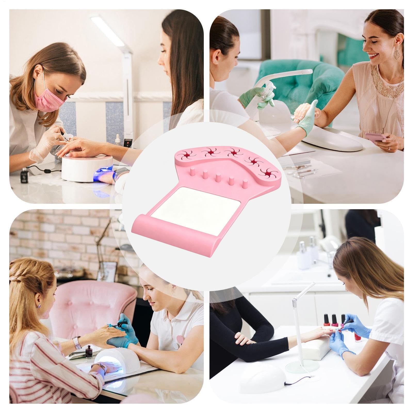 Podpórka pod rękę dla manicure i pedicure Silikonowy rozdzielacz palców i | Podpórka na zdobienie paznokci Do Dekoracji Praktyki Manicure Pedicure Akcesoria Salon Dom Stół Artystyczny