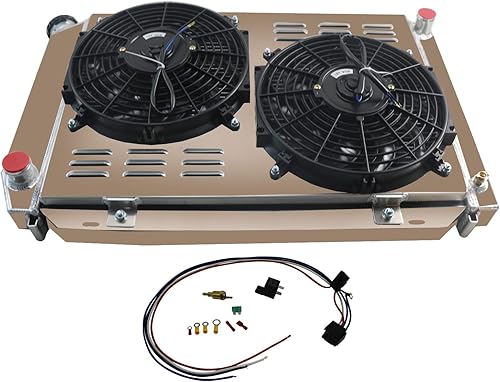 Miniatura 4 de Termóstato de ventilador de cubierta de radiador de 3 filas para 1979-1993 80 82 FORD MUSTANG 5.0L V8 MT