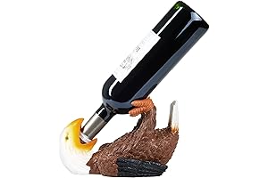 Thirsty Eagle Resin Wine Bottle Holder