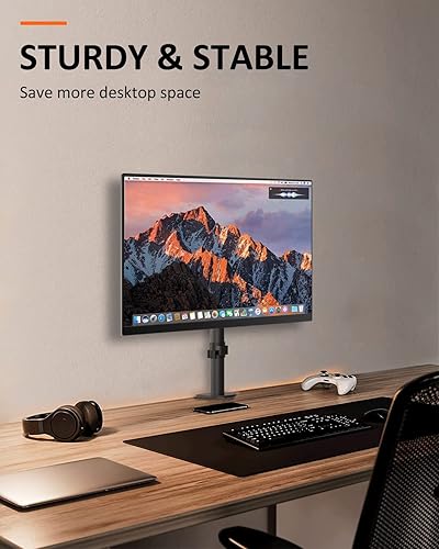 Miniatura 3 de Suptek Soporte para monitor único, brazo ajustable para monitor para 1una pantalla de hasta 32 pulgadas (MD9401)