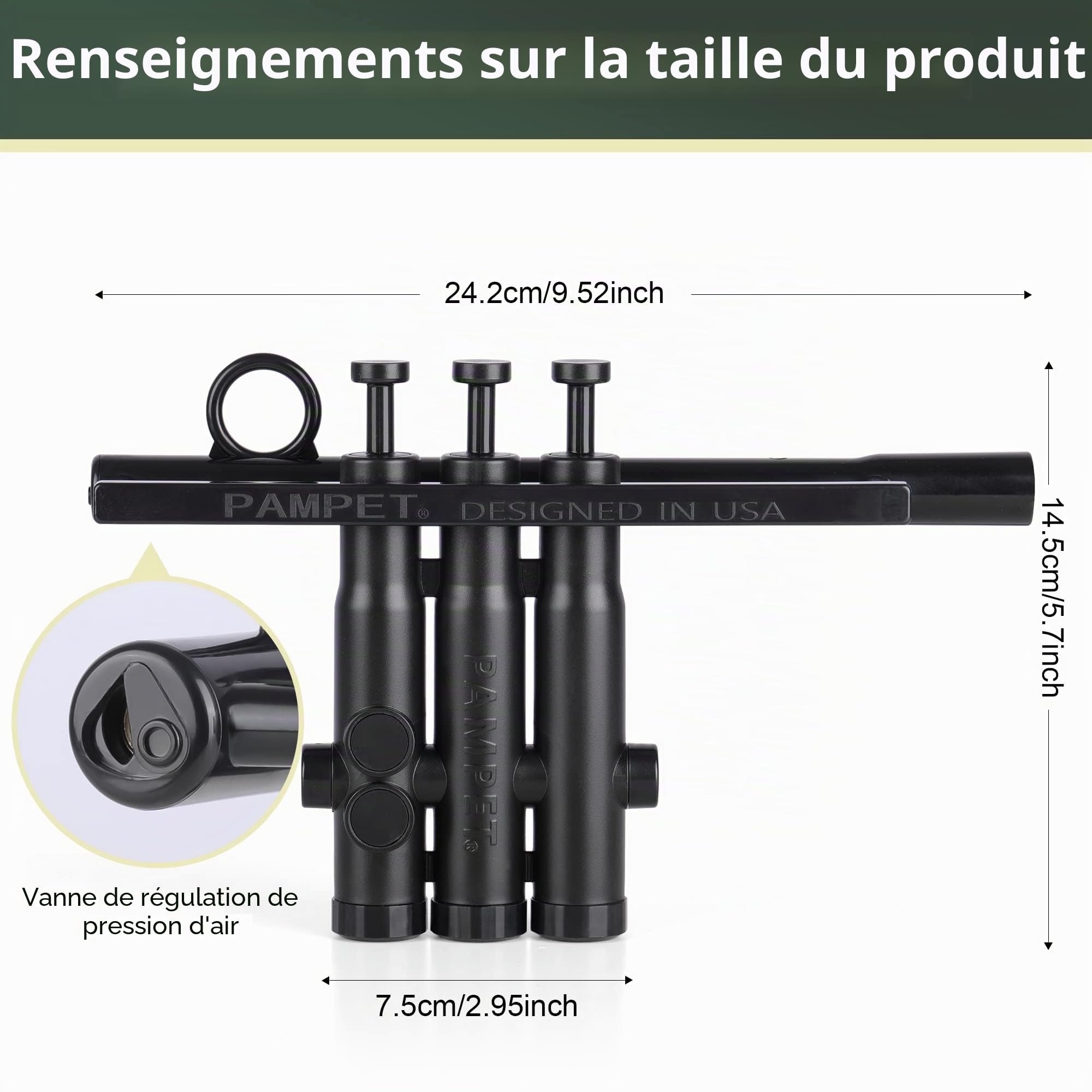 PAMPET TruTra Appareil d'entraînement de trompette standard en si bémol pour étudiant débutant