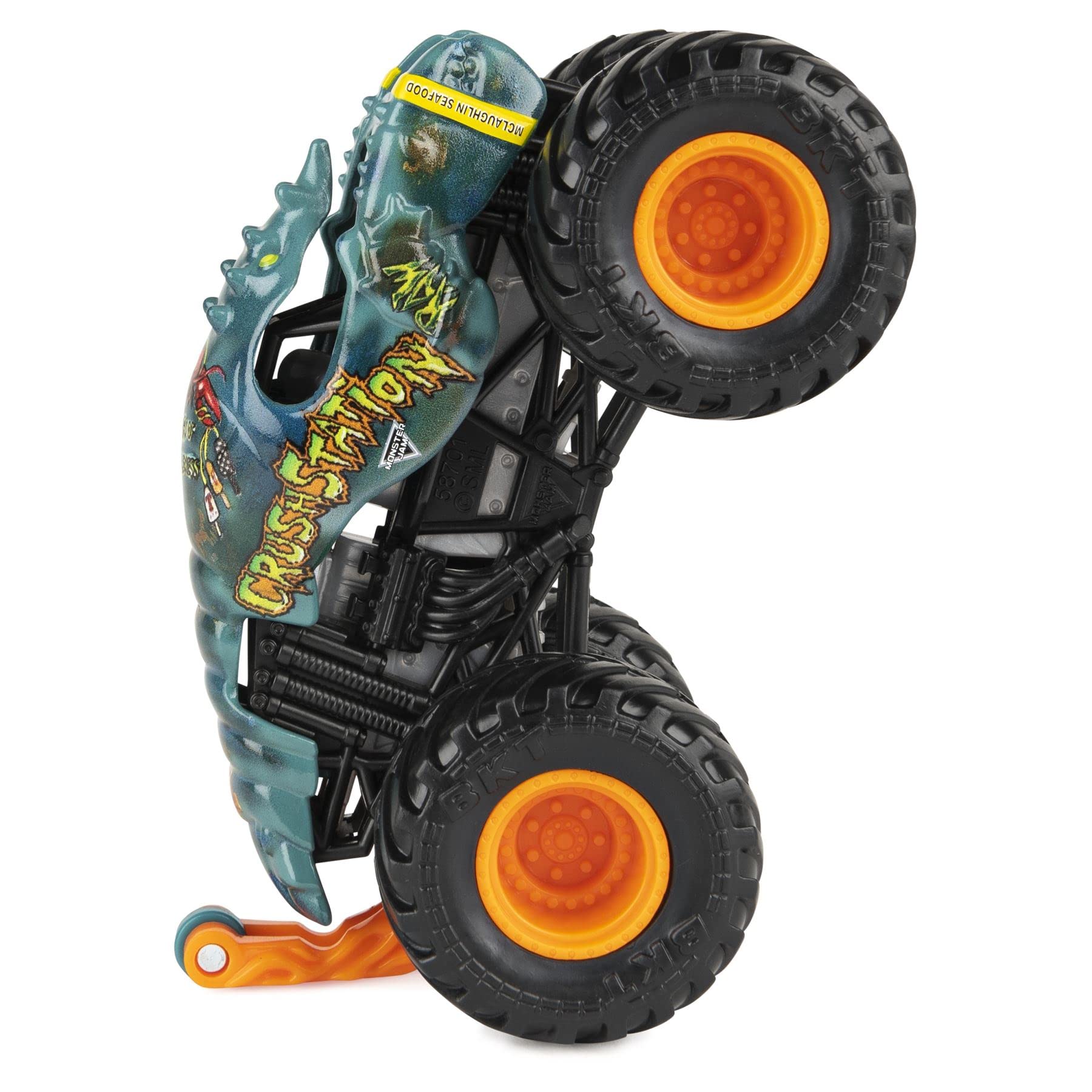 Monster Jam Crushtation, Wheelie Bar Truck Series 18 (1:64 Scale)