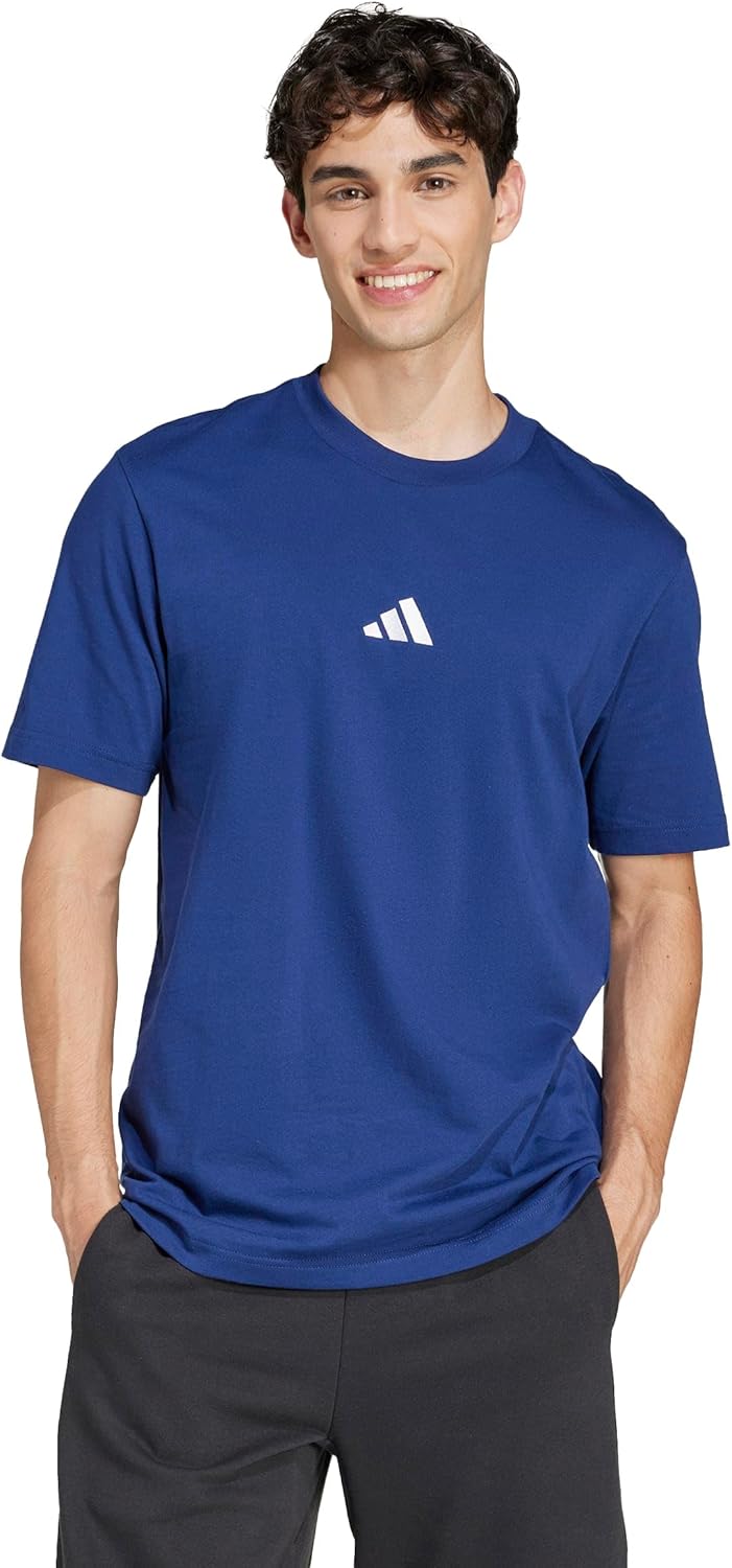 Adidas Mens Essentials Small Logo Single Jersey T-Shirt