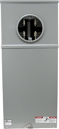 Miniatura 2 de 324 N Gabinete de Medidor, 400A, 4 Mandíbulas, 1PH, 3W, UG, Bypass MCC, Estrecho