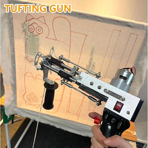 Miniatura 3 de Paño primario de 82 pulgadas con líneas marcadas Monks Premium Monks tela de costura para pistola de acolchonamiento, punzón de alfombra, aguja de