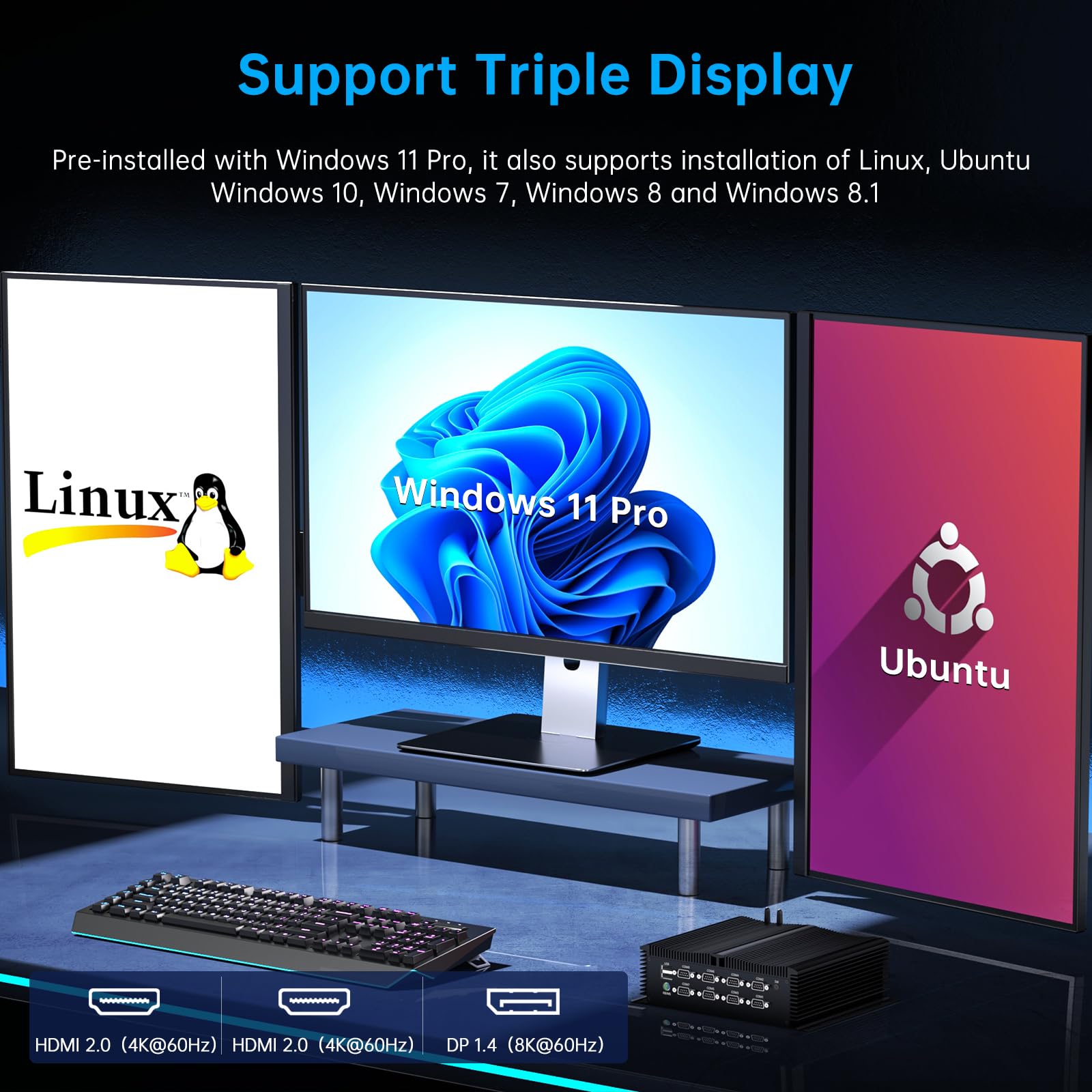 Amazon.co.jp: Thdeukoty 産業用ミニ PC、第 12 世代 Core i5-1235U