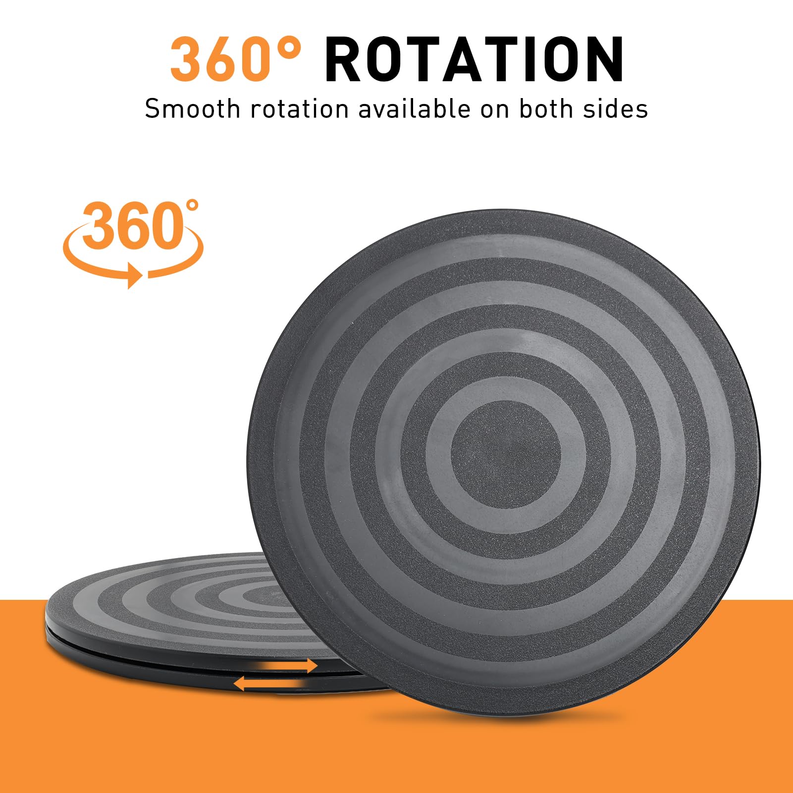 Plateau Tournant Manuel 360° - 20 Cm De Diamètre, Support Rotatif Pour TV, Pots De Fleurs, Ordinateur