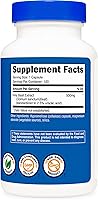 Vista 5 de Nutricost Cápsulas de albahaca sagrada de 500 mg, 120 cápsulas vegetarianas, sin gluten, sin OMG