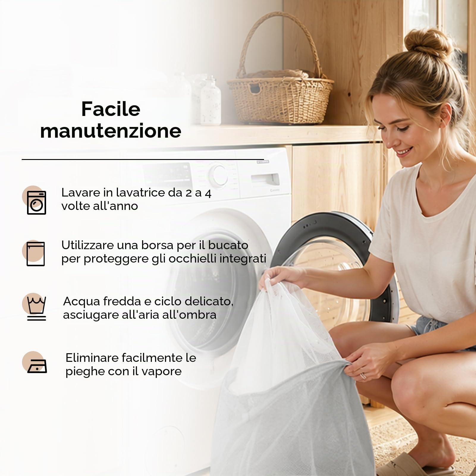 MRTREES - Tende trasparenti bianche, altezza 240 cm, in voile, 2 pannelli, tende in voile con occhielli, 132 x 241 cm, tenda per soggiorno e camera da letto