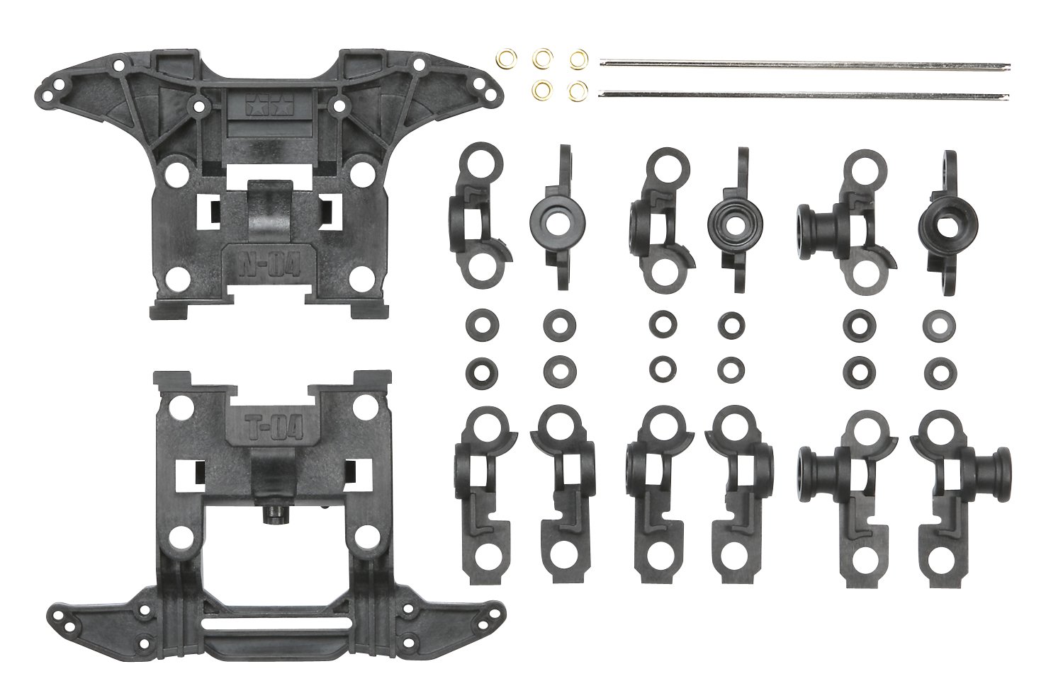 Amazon | タミヤ ミニ四駆限定 HG N-04/T-04 カーボンユニット 94722 通販