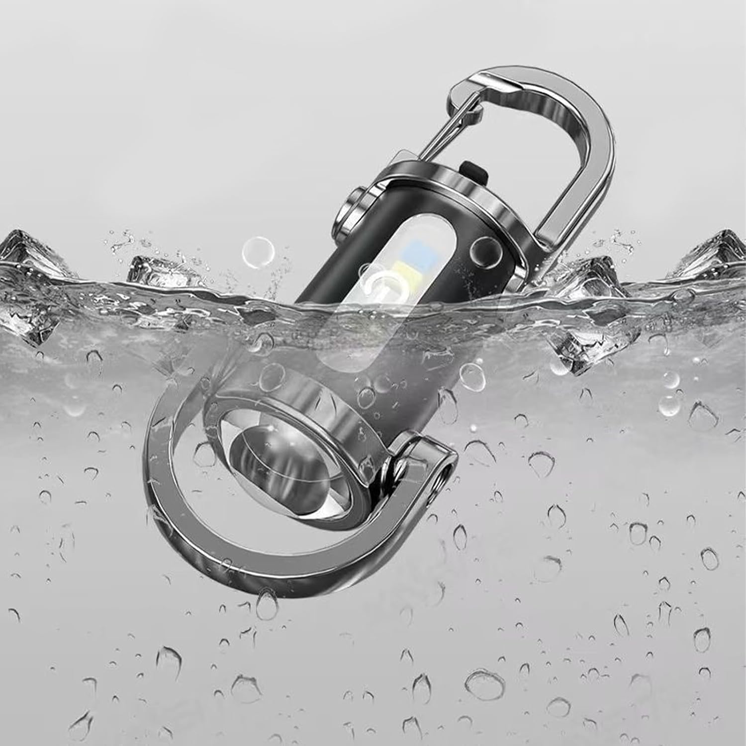 Bright Small Keychains Lamp Outdoor Camping Emergencies Charging Flashlights for Hiking Emergencies Use