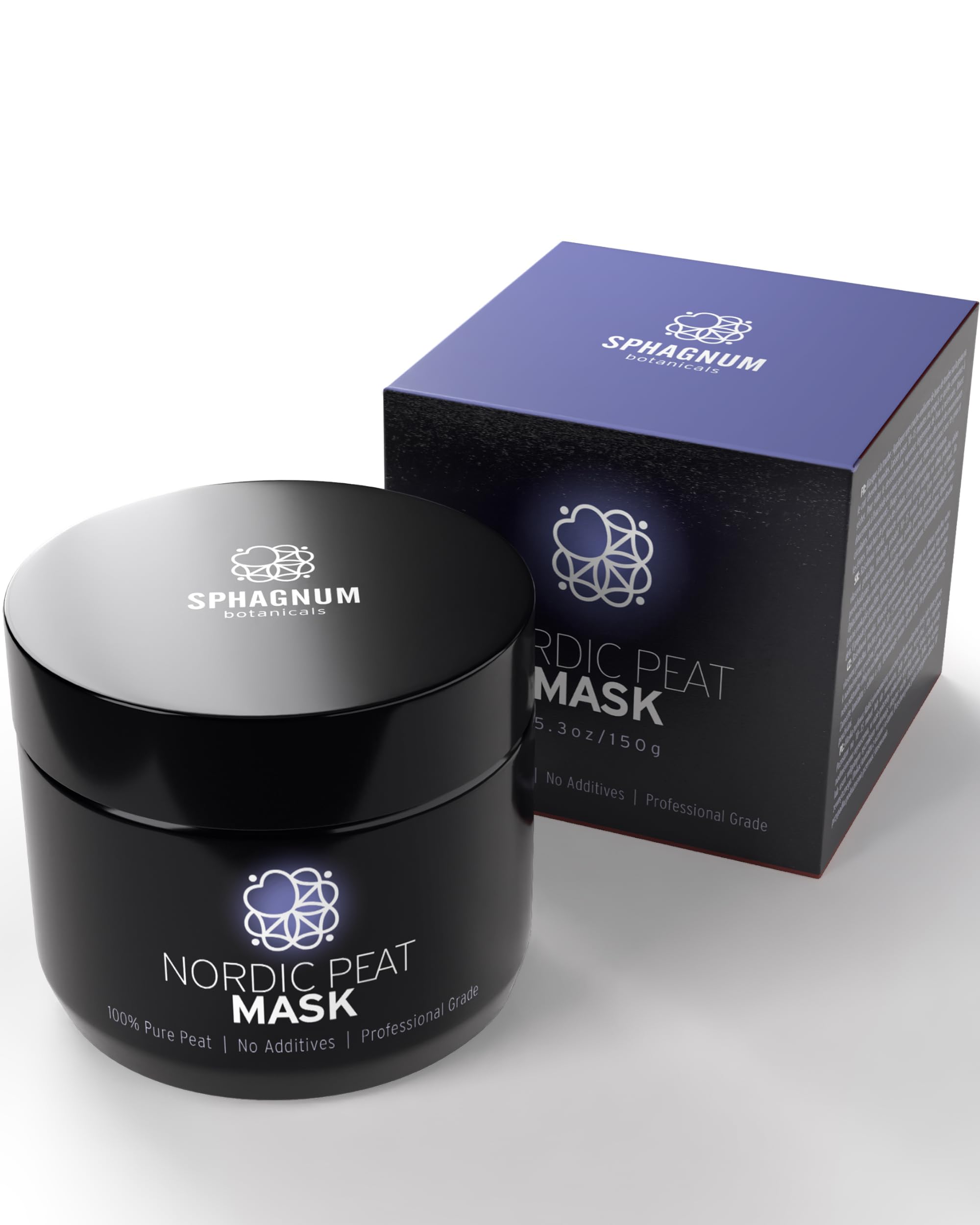 Sphagnum Botanicals Natural Anti Wrinkle Face Mask - 100% Peat Therapy, Hydrating and Deep Cleansing Facial Moisturizer, Collagen Boosting Skin Care