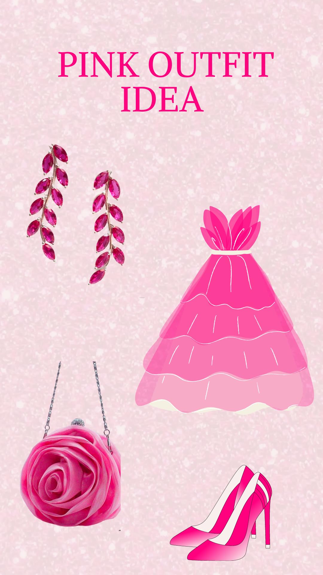 Rosa caldo CZ pietra preziosa foglia Orecchini | Gioielli Barbie fatti a mano in argento sterling 925