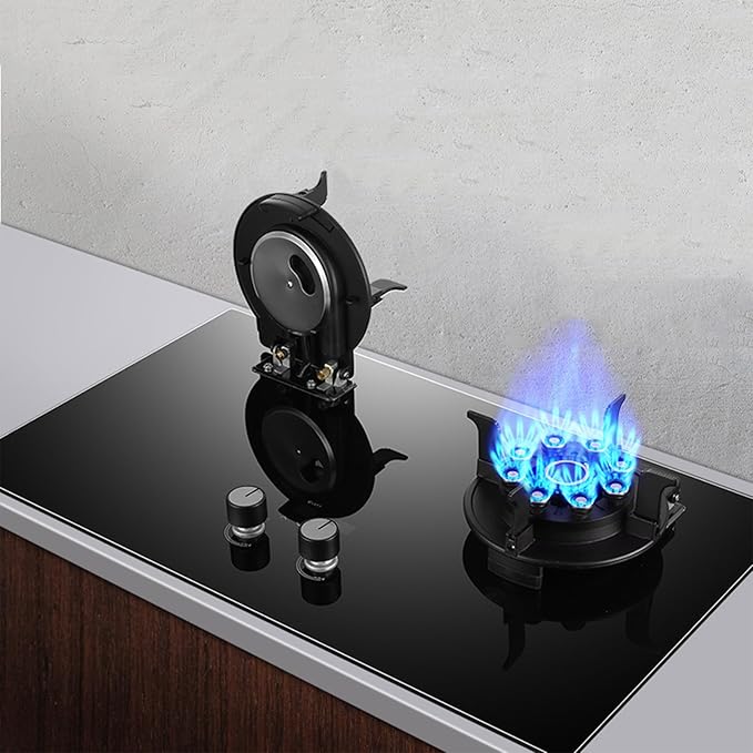 Estufa a Gas 2 Quemadores, Acero Inoxidable, Protección Contra Llamas miniatura 8