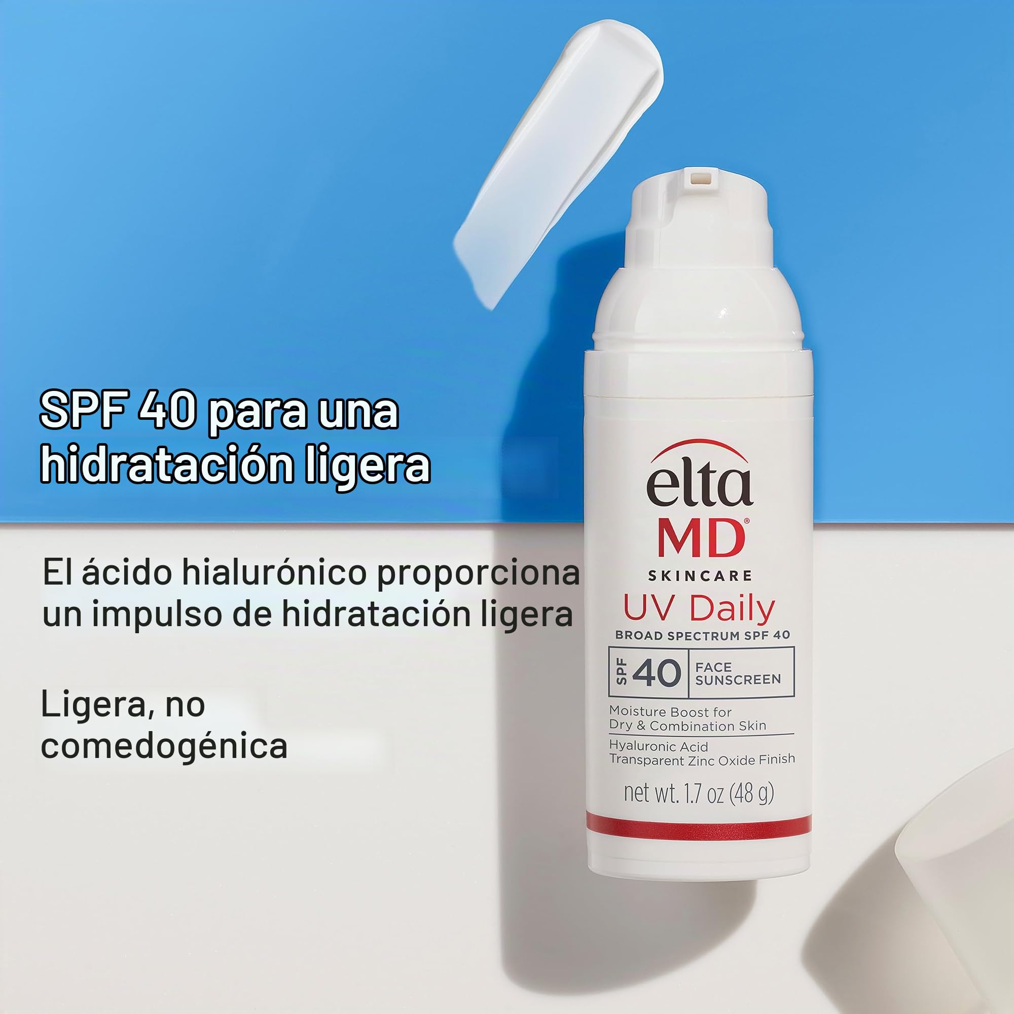 EltaMD UV Daily Moisturizing Facial Sunscreen SPF 40 - For Normal, Combination & Post-Procedure Skin 48g/1.7oz