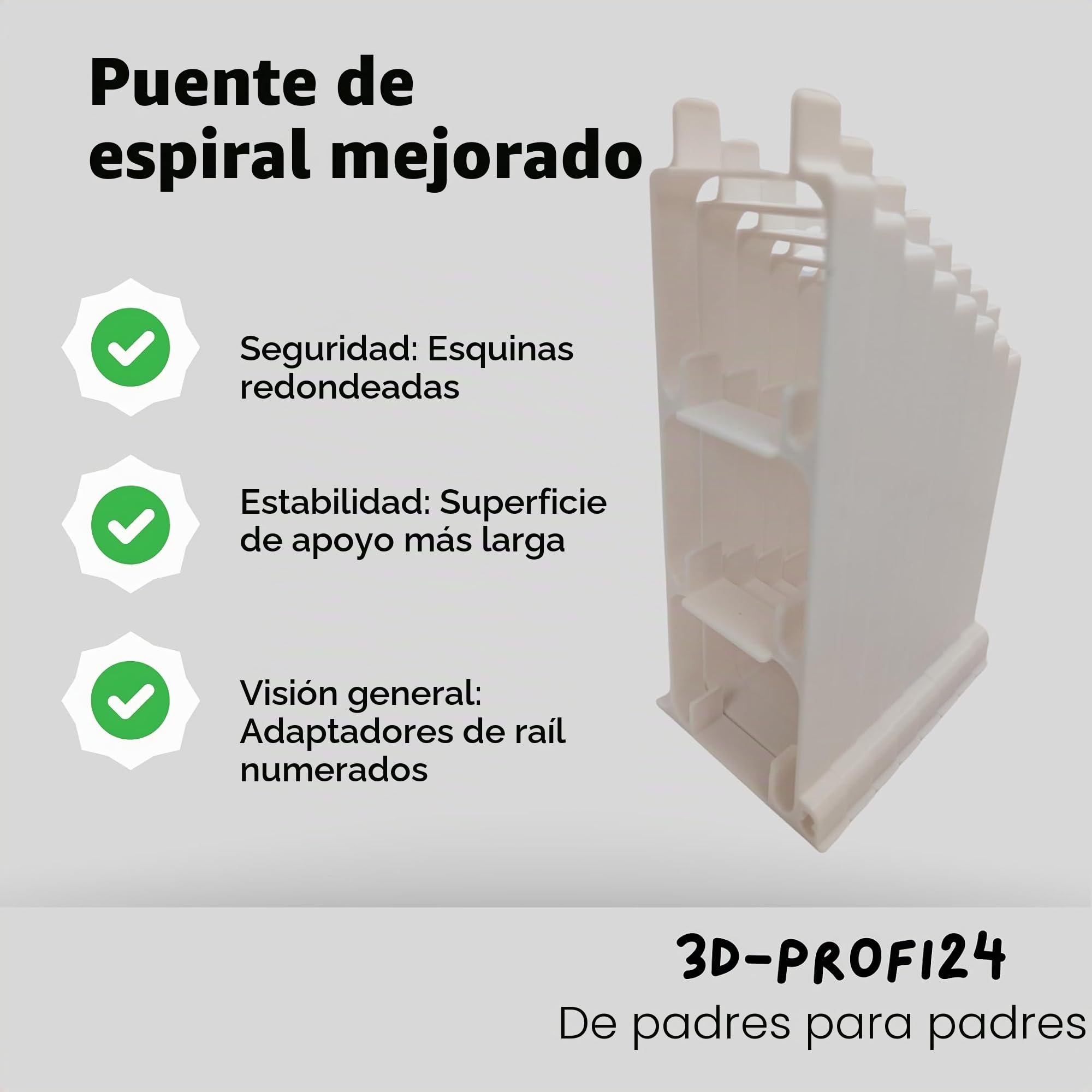 Carril de madera de 3 niveles compatible con Brio/Playtive/Lillabo/8 piezas/sin carril de madera y decoración