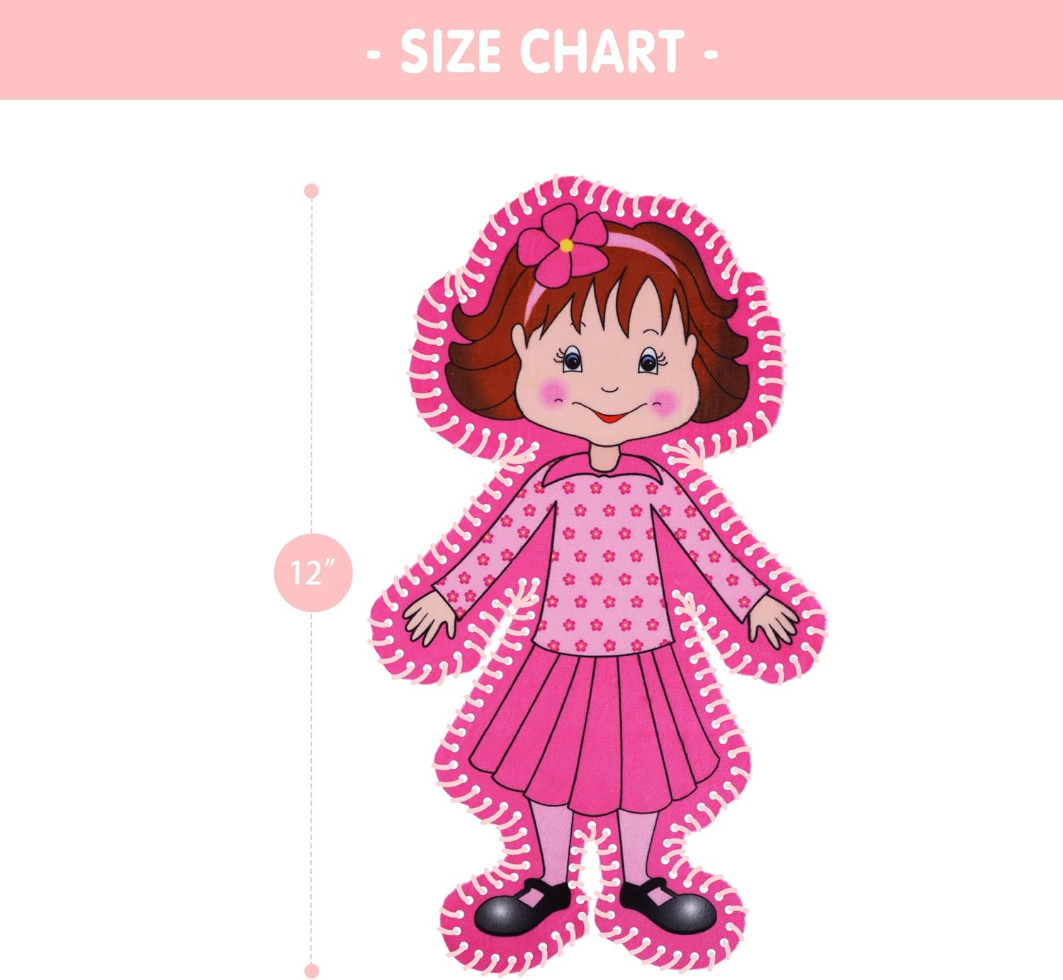 June Garden Sew Your Own Doll Kit - Ava & Mia 2-Pack Beginner Sewing Craft Set for Girls Age 5+ - Fun and Educational DIY Plush Dolls Kit