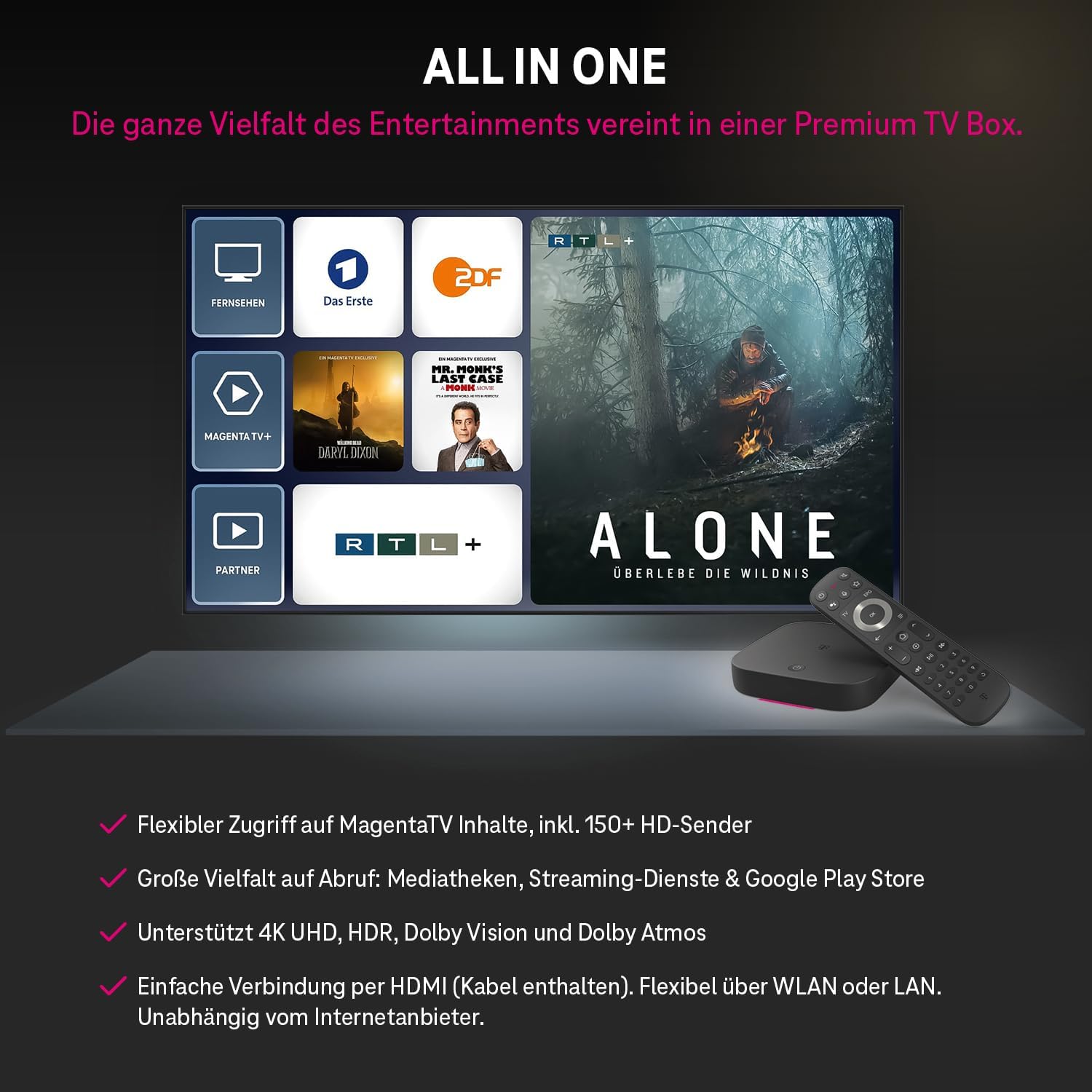 MagentaTV One (2nd Generation) All-in-One Entertainment Interface