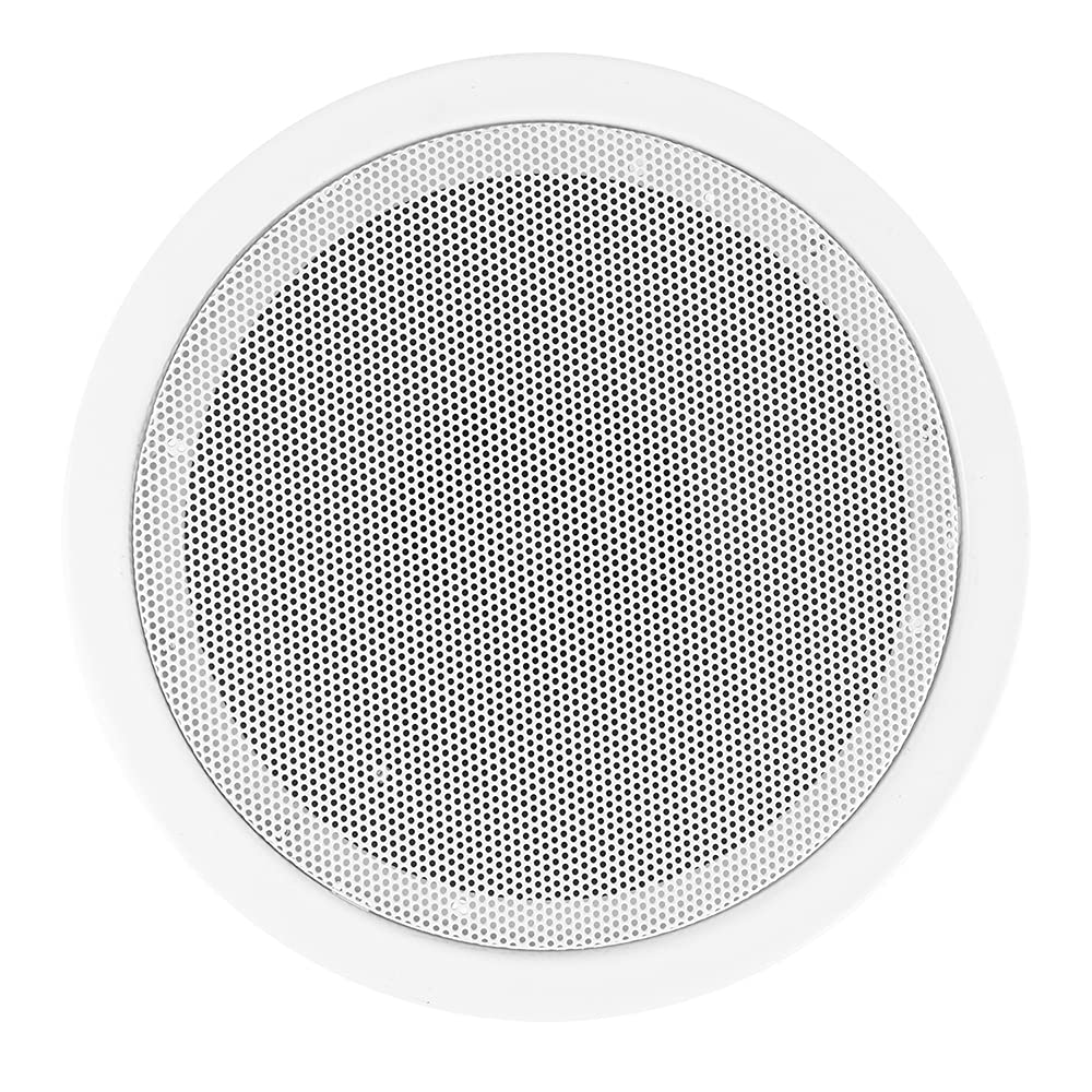 Power Dynamics BTW30SET Wand-Audiosystem mit Zwei Deckenlautsprechern 15 W Weiß FM-Tuner USB-Port Verstärker Klasse D