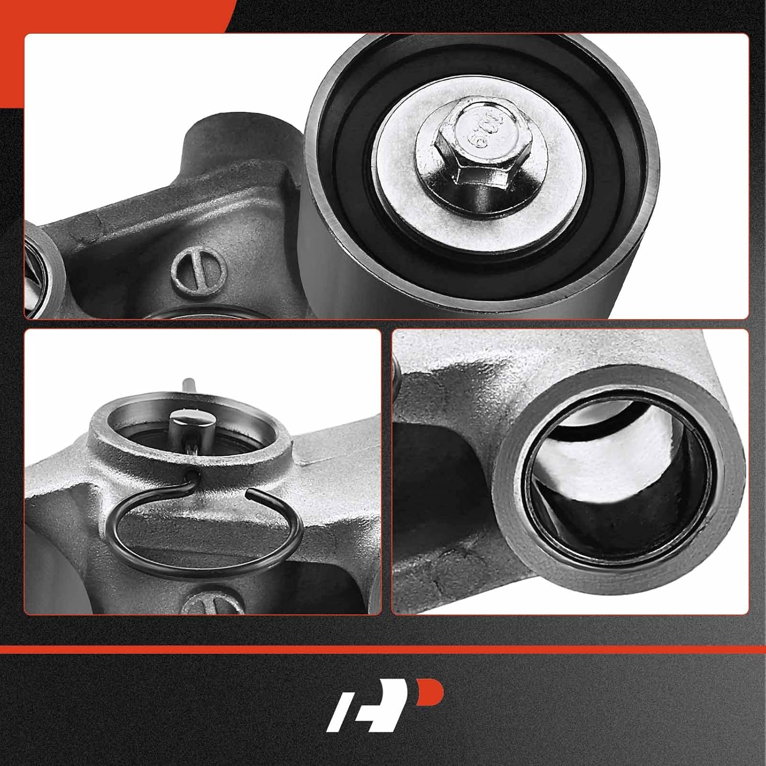 A-Premium Timing Belt Tensioner Assembly with Pulley Compatible with Subaru Forester 1998-2013, Impreza 1998-2014, Legacy 1997-2012, Outback 2000-2012, WRX 2012-2014 & Saab 9-2X, Replace# 13033AA000