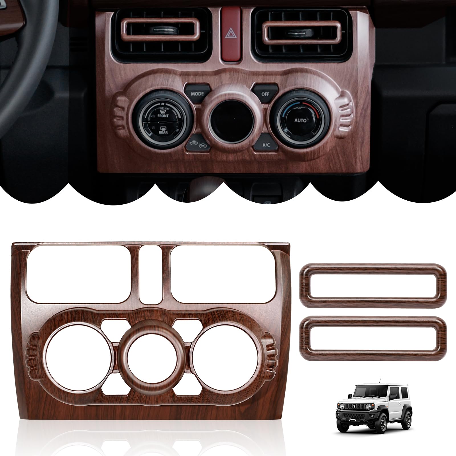 Amazon | AMWMORV 新型 ジムニーJB64 木目調 車内装飾 ジムニーシエラ
