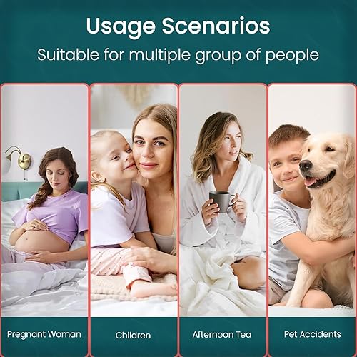 Miniatura 6 de Protector de colchón acolchado 100% impermeable, protector de colchón impermeable completo, funda de colchón ajustable elástica, transpirable y