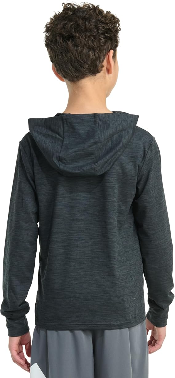 adidas Boys' Long Sleeve All Sport Polyester Pullover Hoodie