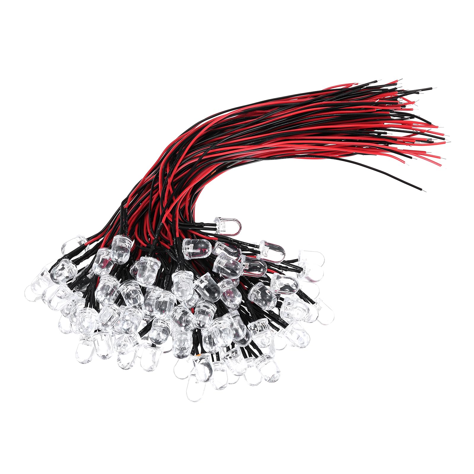 Diode Lumineuse 10mm LED PATIKIL Pre Cablée 6V Eclairage Puissant DIY - 6