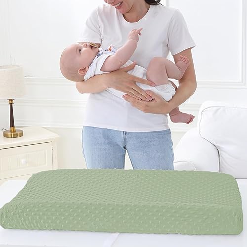 Miniatura 5 de Paquete de 2 fundas para cambiador para bebés, niños y niñas, ultra suaves y transpirables de felpa para cambiar pañales, sábanas ajustables