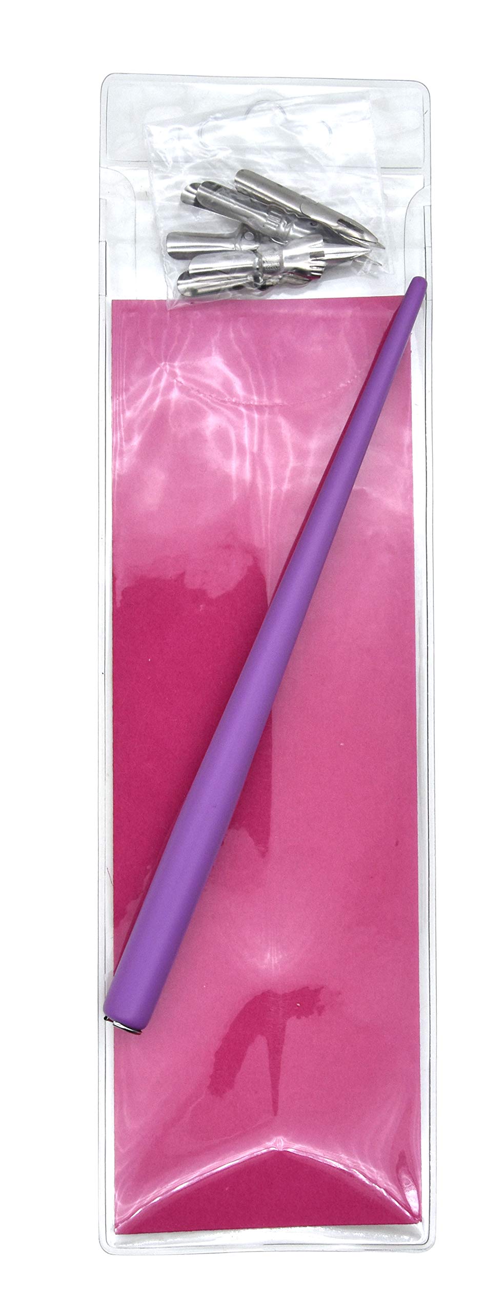 Gullor Calligraphy Dip Pens Manga Artist Cartoon Comic Drawing Painting Kit Tool with 6 Nibs, Purple - Image 4