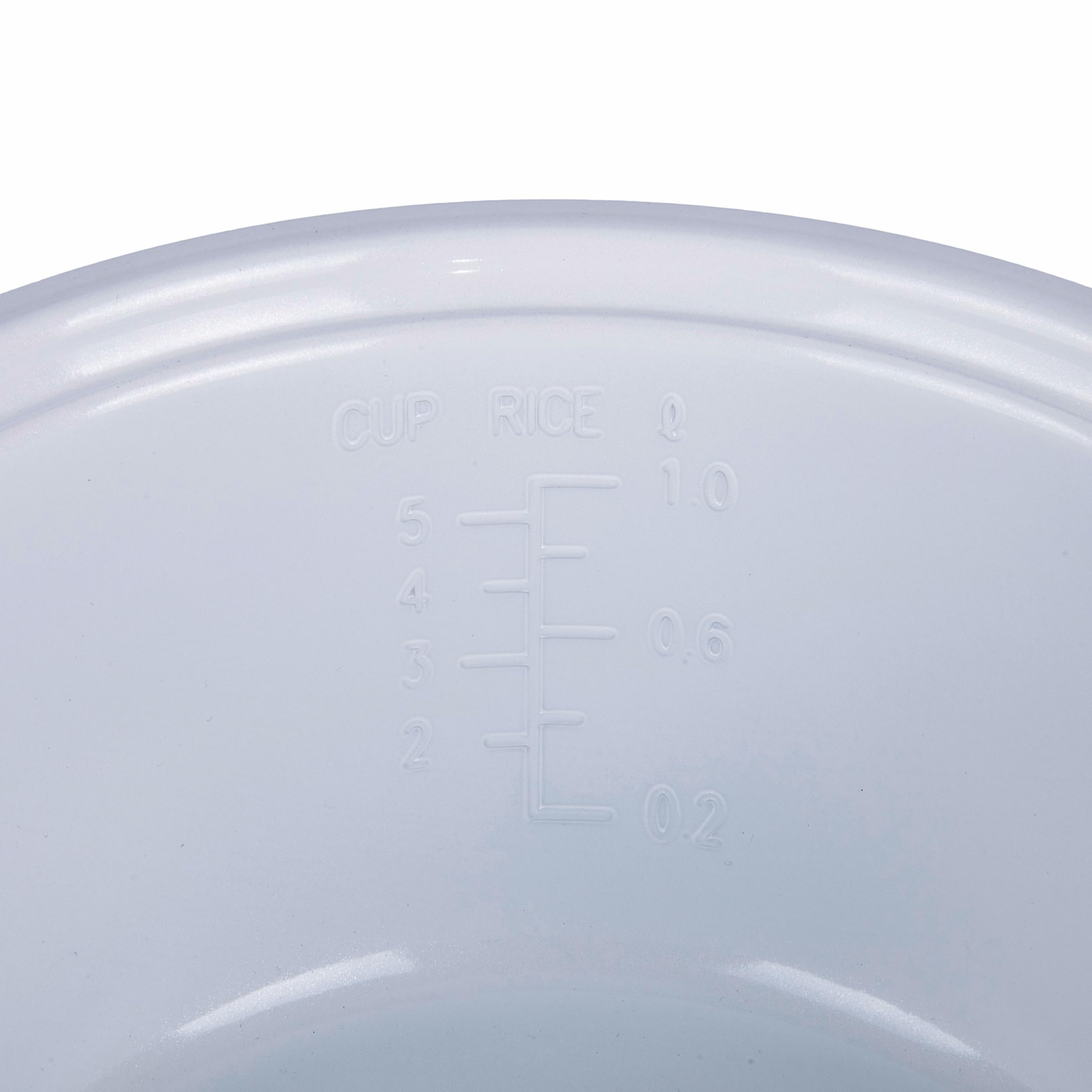 Cuiseur à riz en acier, couvercle en verre trempé, 2 fonctions, 400 W, ivoire, Victionary