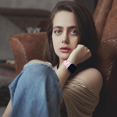 Vista 17 de Holidays - Correa de reloj compatible con Apple Watch de 1.49, 1.57, 1.61, 1.65, 1.65 y 1.73 pulgadas, correa de reloj inteligente de silicona