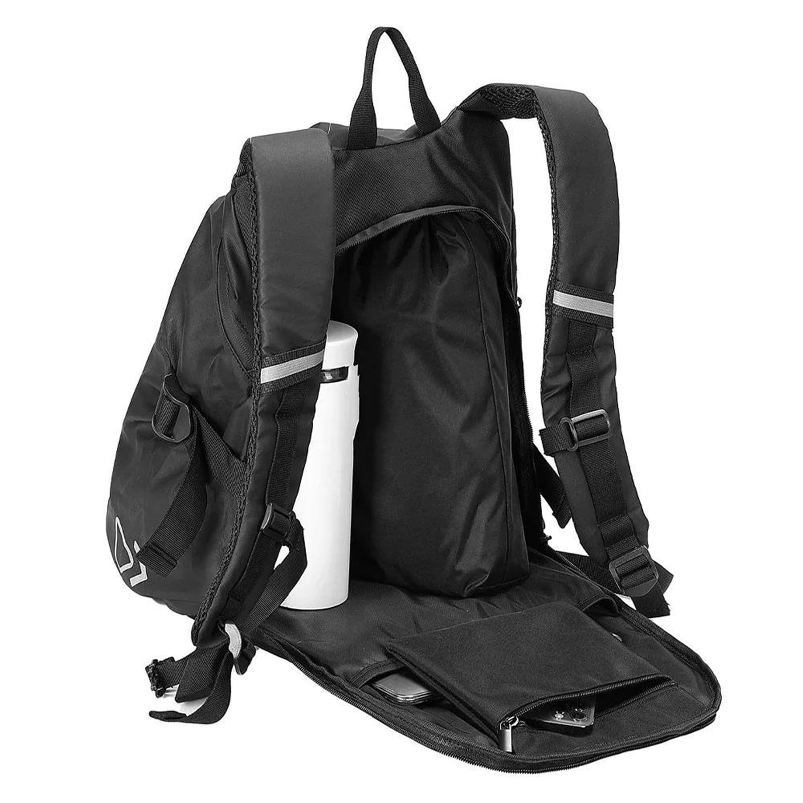 Bolsa De Cola Equipaje De Motocicleta Mochila para Casco De Motocicleta De 40 L, Impermeable, para Viajes, Senderismo, Conducción, Viajes Diarios, Bolsa De Almacenamiento
