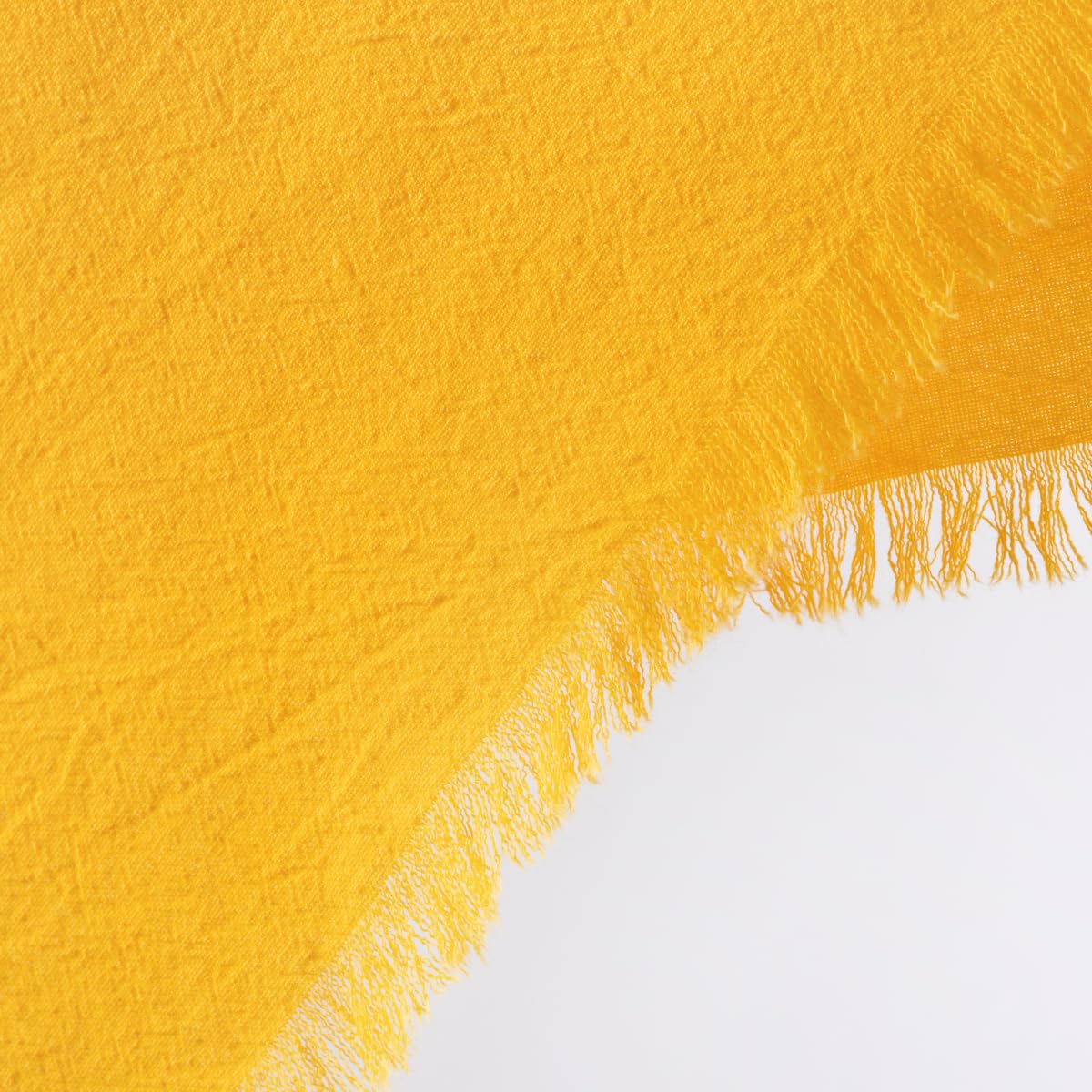 Lot de 12 Serviettes en Tissu Jaunes en Coton et Lin avec Franges Faites à la Main en Vrac pour Mariage, Thanksgiving, fête prénuptiale, Noël, Utilisation Quotidienne 45,7 x 45,7 c