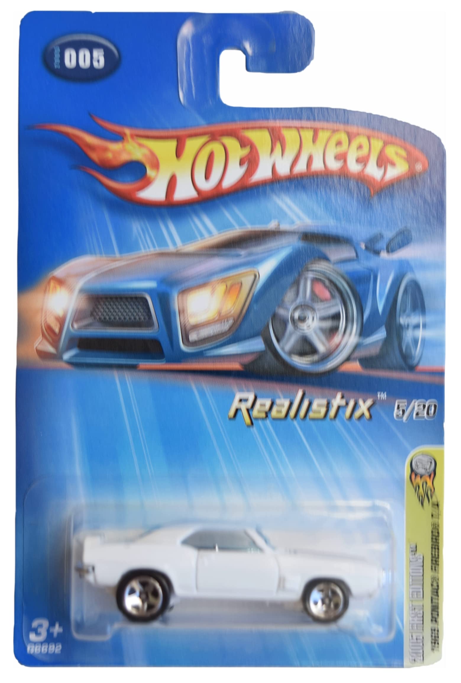 Amazon.com: Hot Wheels 1969 Pontiac Firebird T/A - White 2005