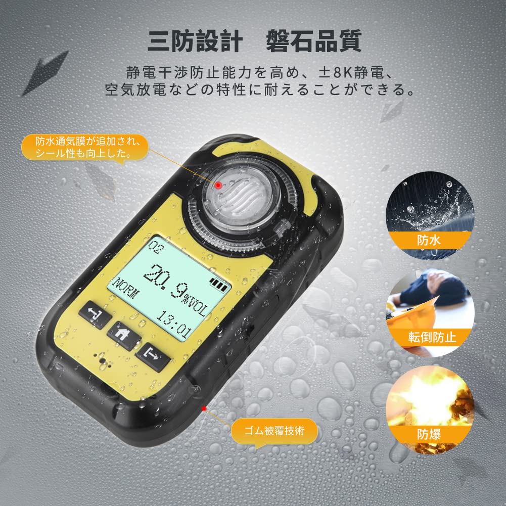 Amazon.co.jp: BOSEAN 無鉛酸素測定器 無鉛酸素センサ採用 寿命5年 