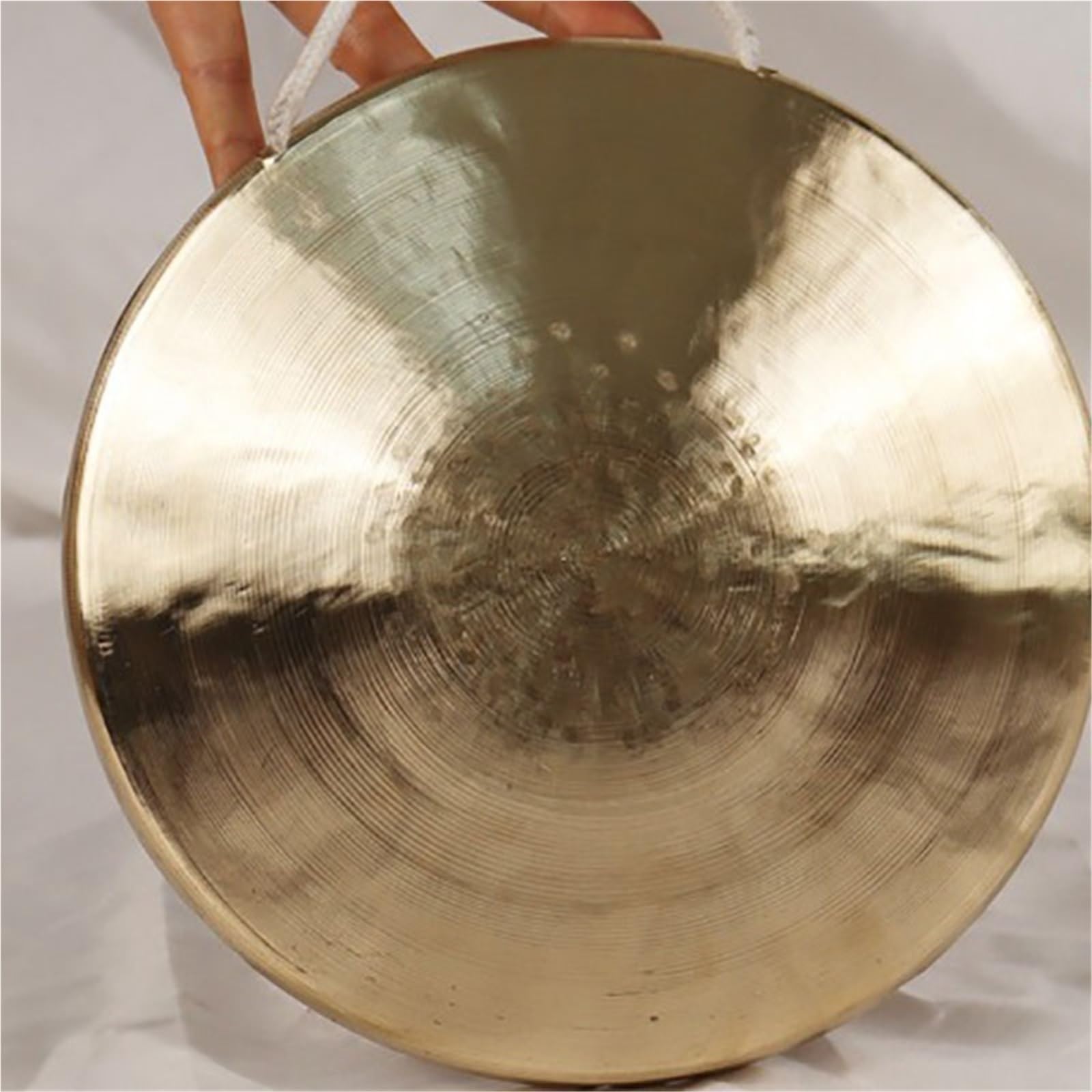 Gongs y platillos portátiles, Instrumento musical de percusión gong cobre platillo mano for meditación 21-27 cm(21cm treble)